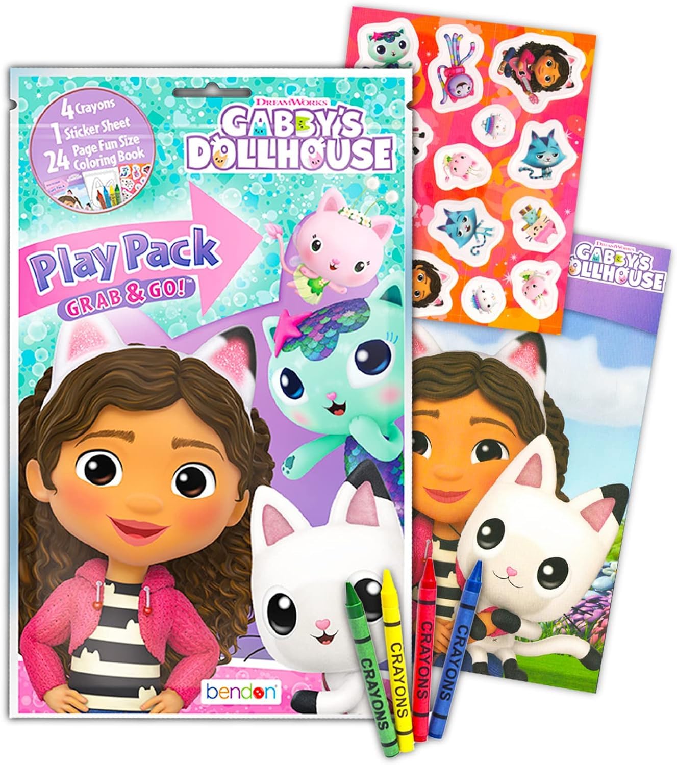 DreamWorks Gabby's Dollhouse coloring book 24 pages for creative play