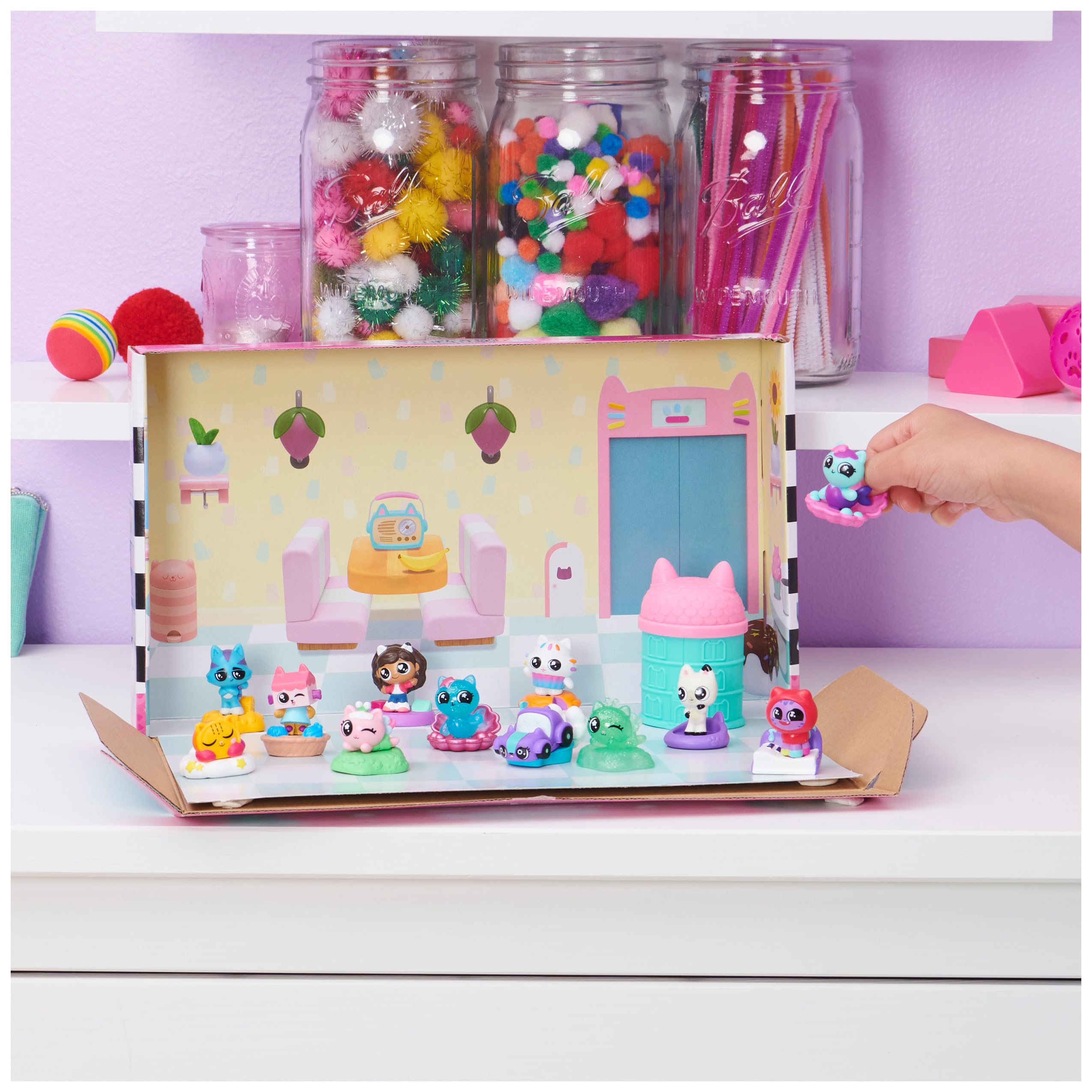DreamWorks Gabby’s Dollhouse reusable capsule doubles as storage and play space.