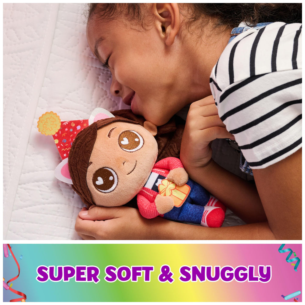 DREAMWORKS Gabby’s Dollhouse Gabby Girl celebrations attire adds vibrant pretend-play outfits.