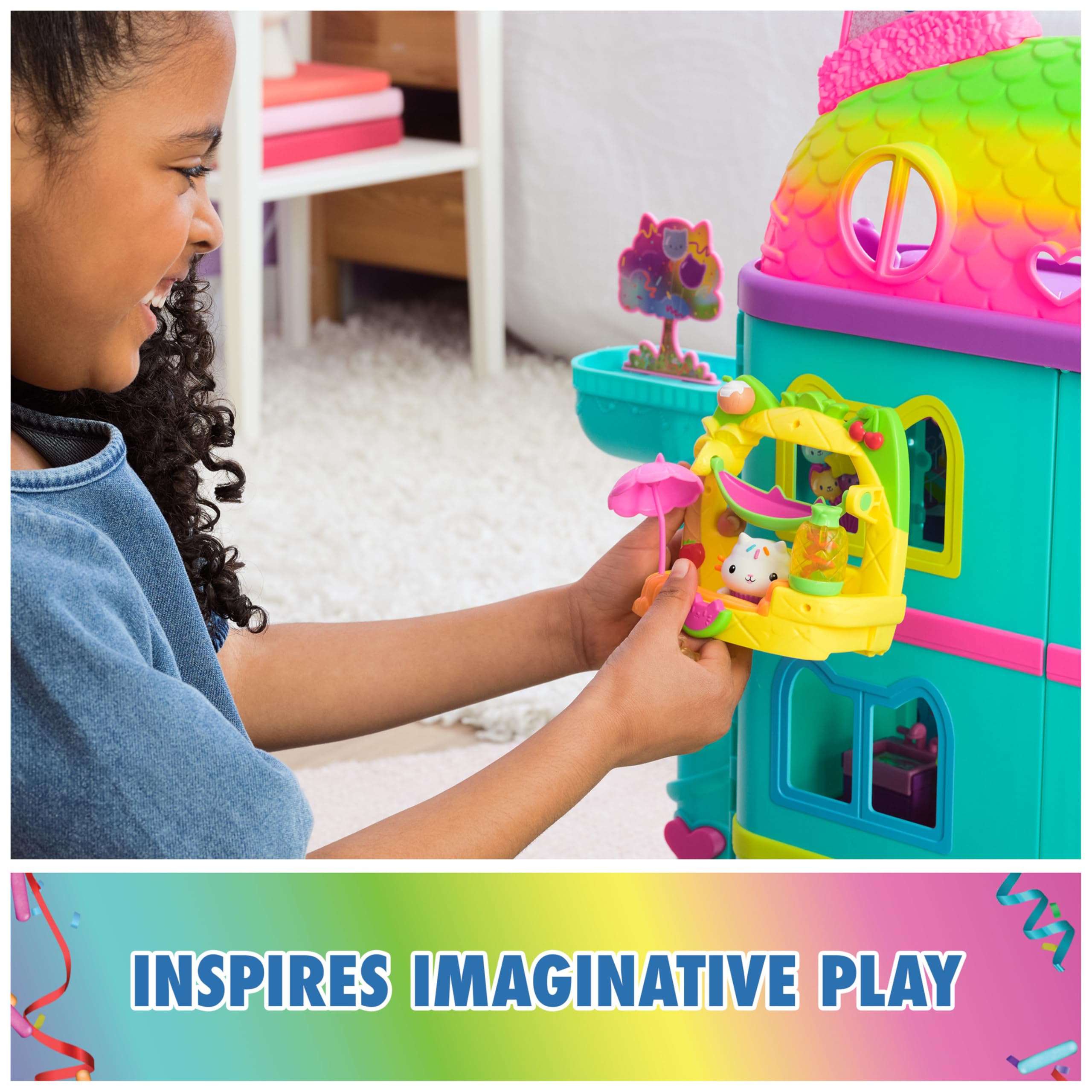 DreamWorks Gabby’s Dollhouse Mason Jar surprise for storytelling
