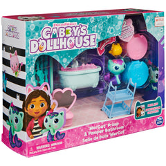 DreamWorks Gabby’s Dollhouse MerCat wearing towel wrap ready for pampering.