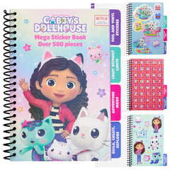 DreamWorks Gabby's Dollhouse sticker book cover with bright artwork, sparking imaginative decorating sessions.