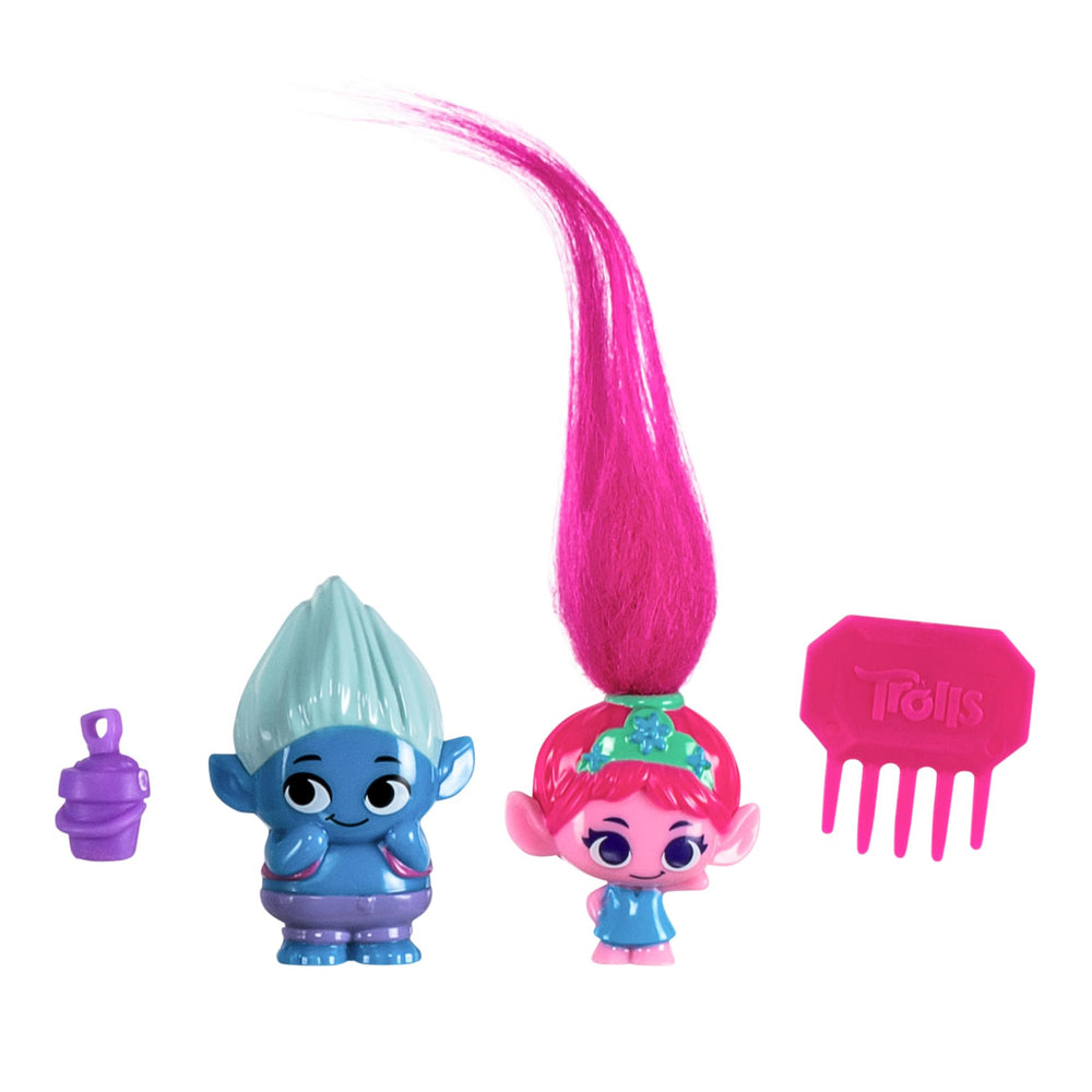 DREAMWORKS TROLLS Mineez mini figures brighten shelves and desks.