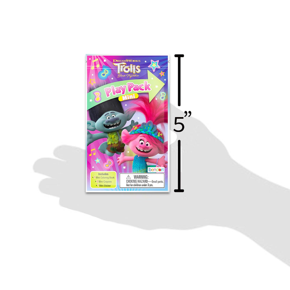 DreamWorks Trolls coloring utensils in each pack for easy drawing