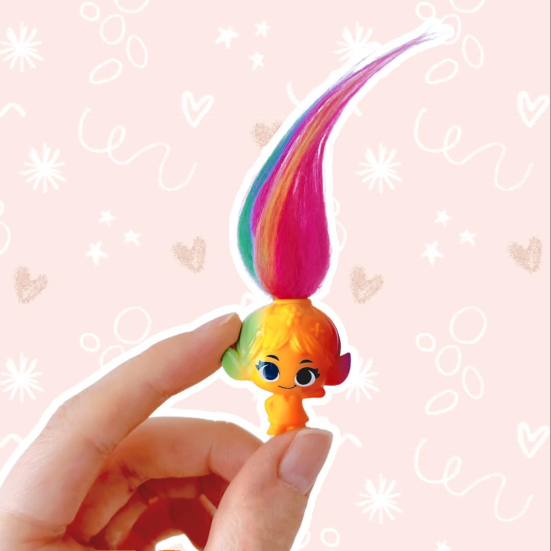 DREAMWORKS TROLLS Mineez packaging offers 1-pack, 2-pack, and 5-pack options.