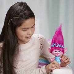 DreamWorks Trolls Poppy Hug Time Harmony with Branch duet compatibility for shared singing.