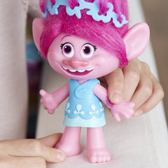 DreamWorks Trolls Poppy musical figure close-up highlights vivid colors.