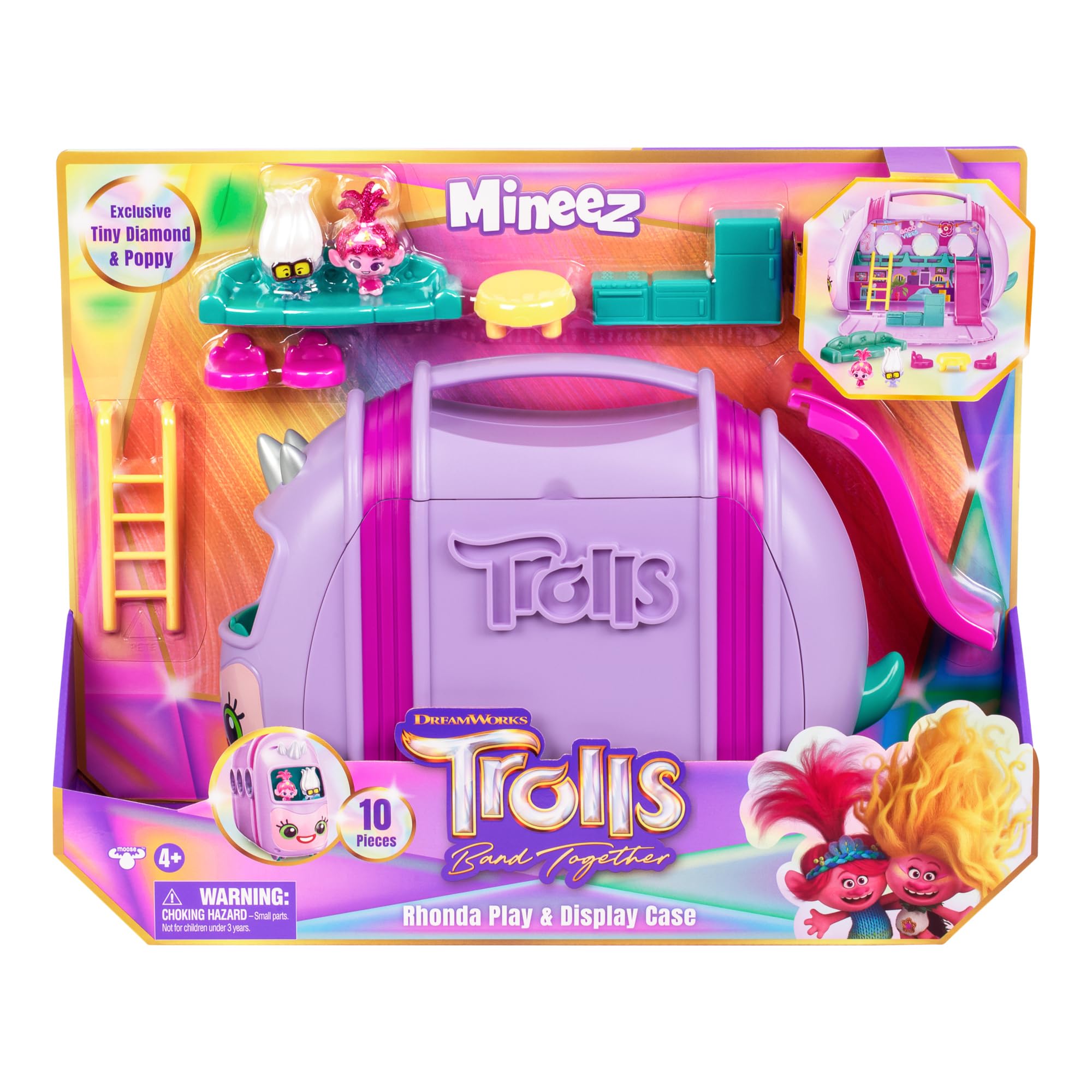 Rhonda slide accessory for dynamic Trolls Mineez adventures