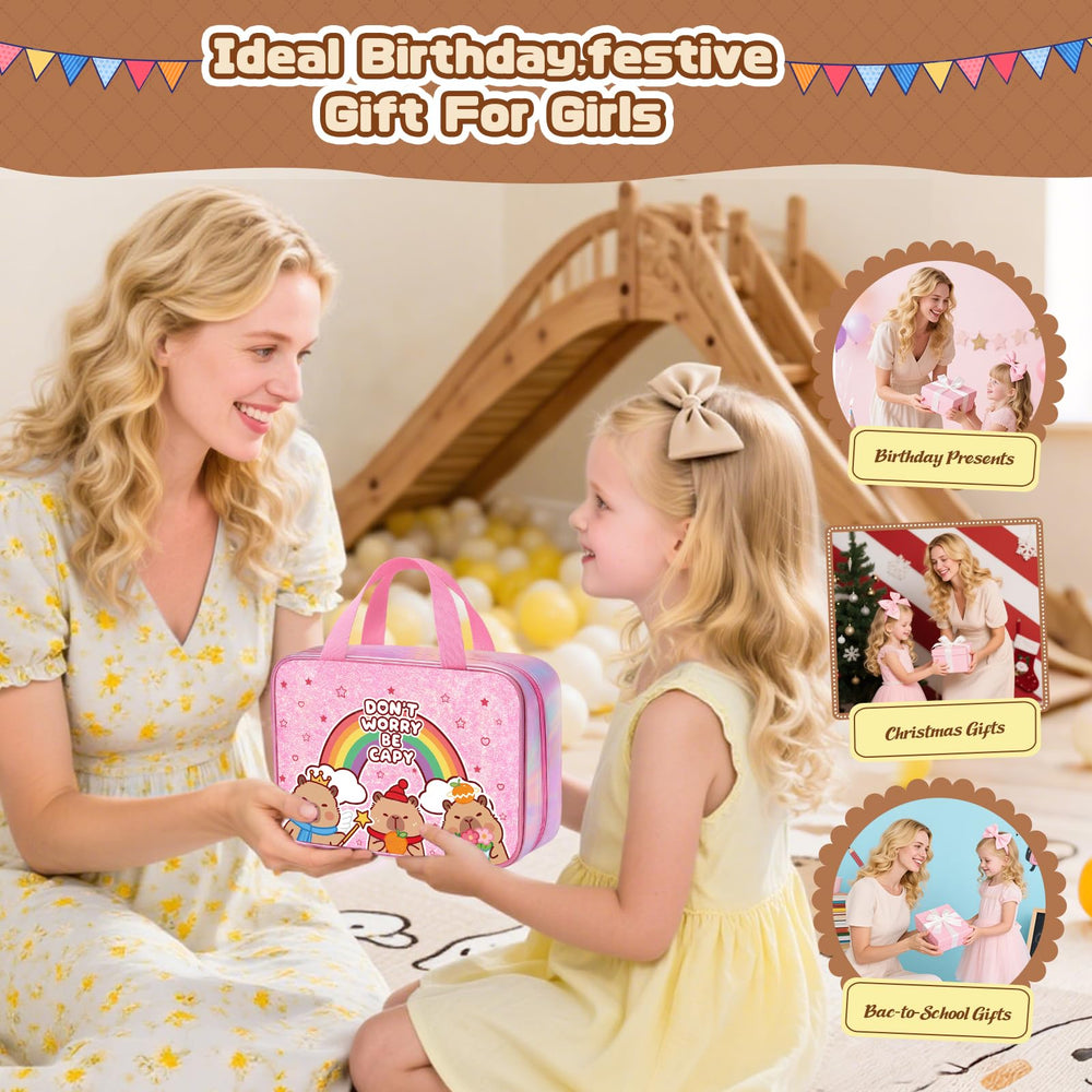 DreamyCandy Capybara gift box makes a ready-to-gift art set.