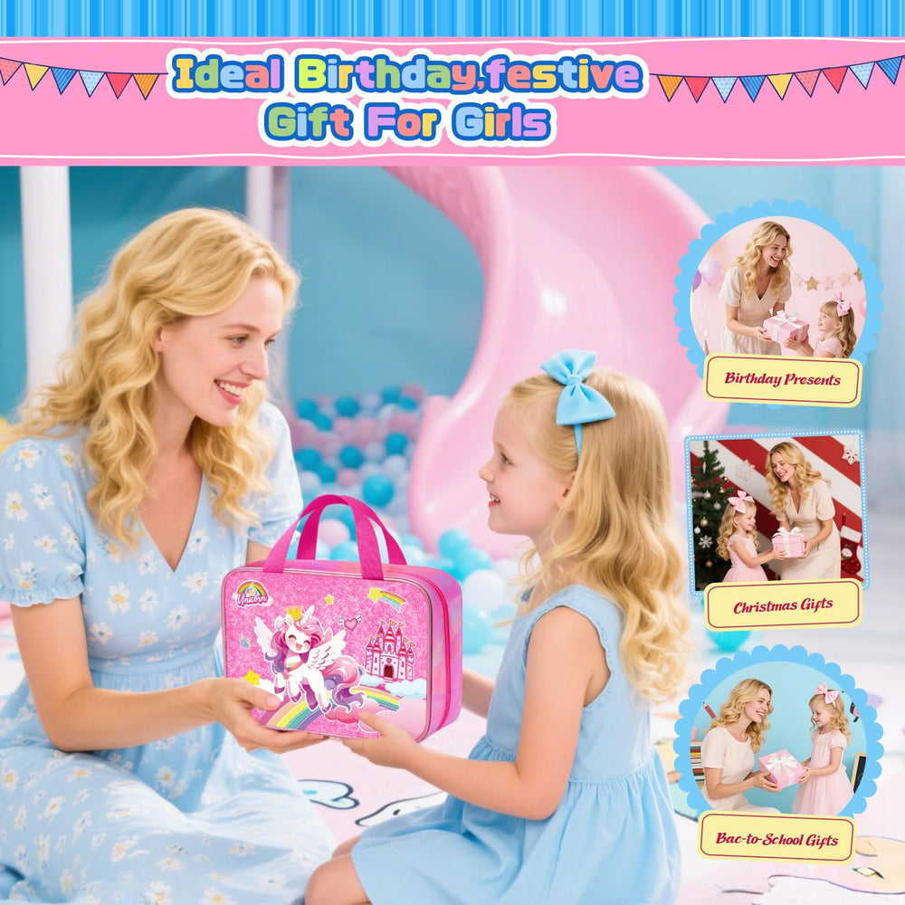 DreamyCandy unicorn stickers pack inspires decorating and crafts.