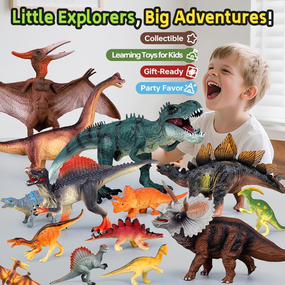 Drefirsa educational dinosaur figure set fuels curiosity through hands-on exploration.