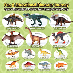 Drefirsa ready-to-play dinosaur figures arrive boxed, no assembly needed.