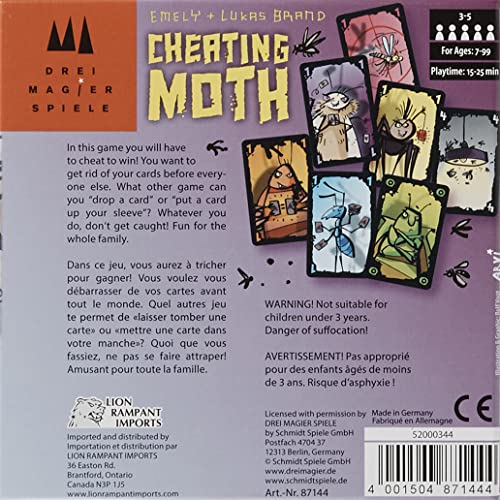 Cheating Moth discard pile face-up drives late-game decisions