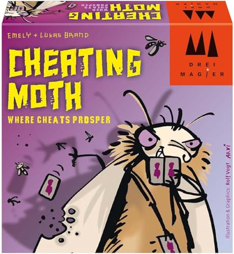 Drei Magier Cheating Moth guard bug on table signals ongoing strategy