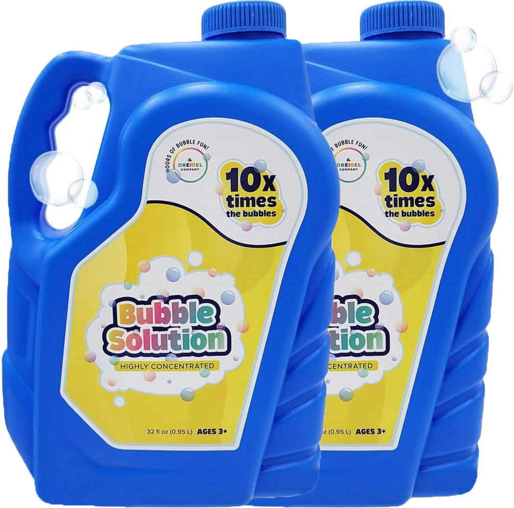 Dreidel Company bubble solution refill 32oz bottle for outdoor play