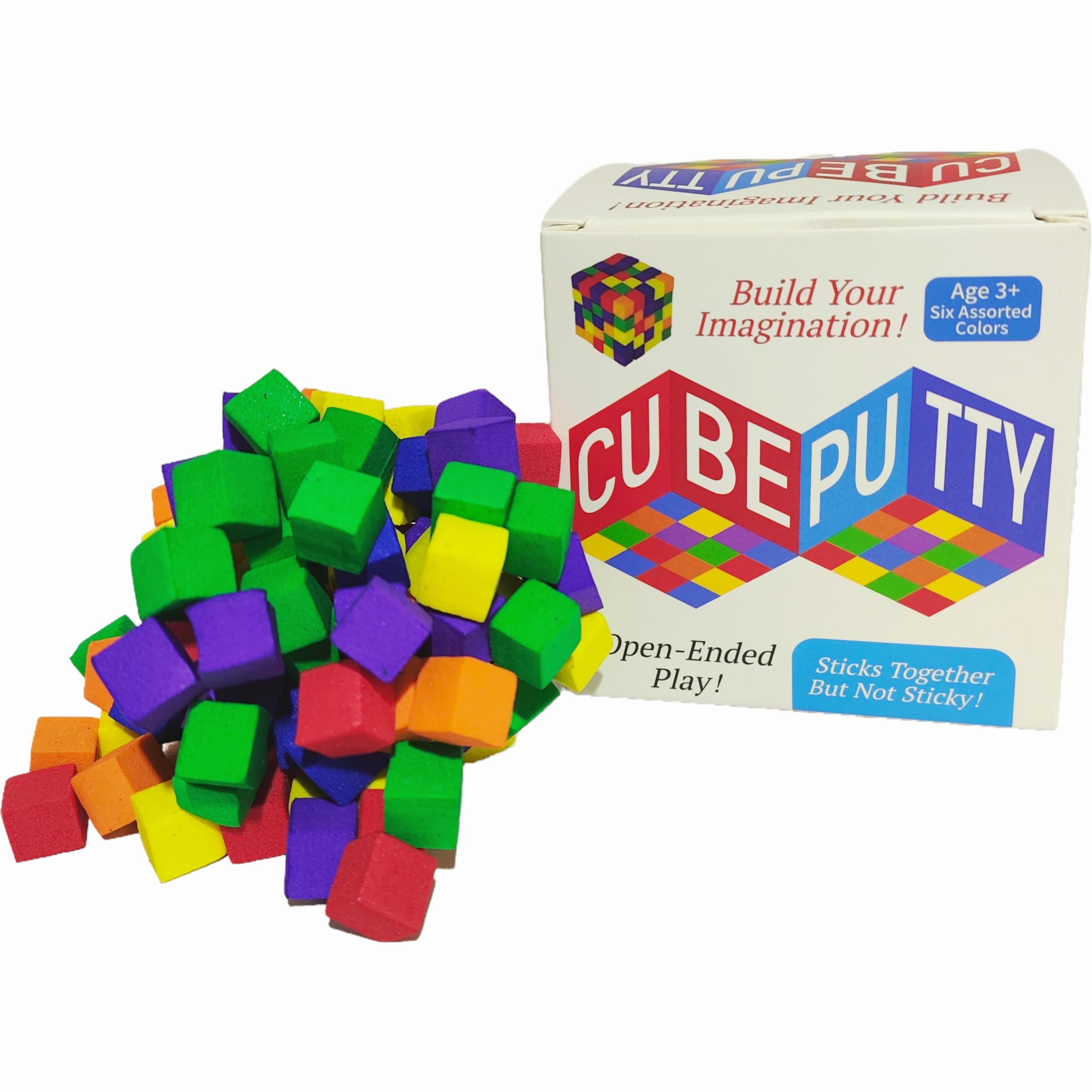 Dremung EVA Sticky Blocks used in DIY crafts to inspire creative builds