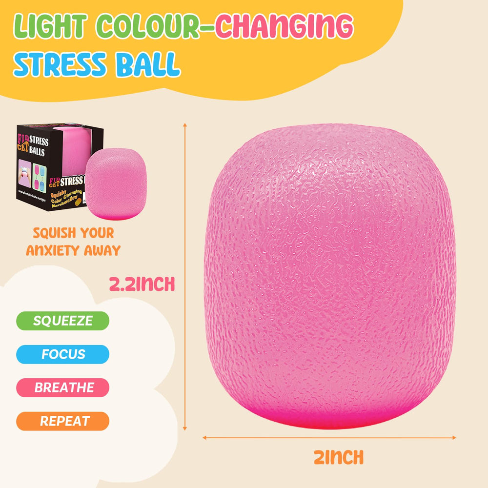 Drephere dough squishy ball with clear texture for tactile relief
