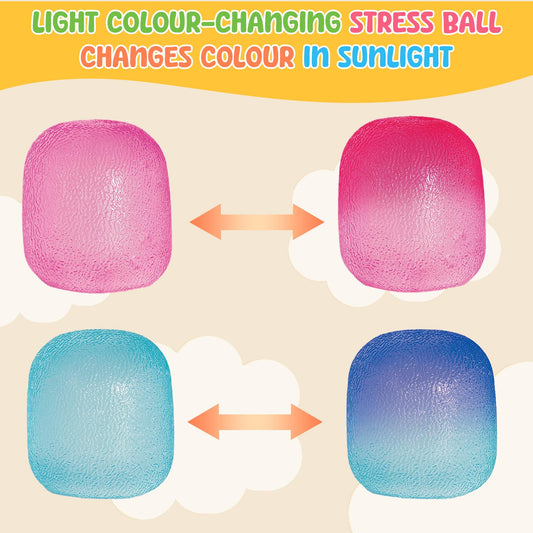 Drephere blue ice-cube stress ball ideal for quick relief on the go