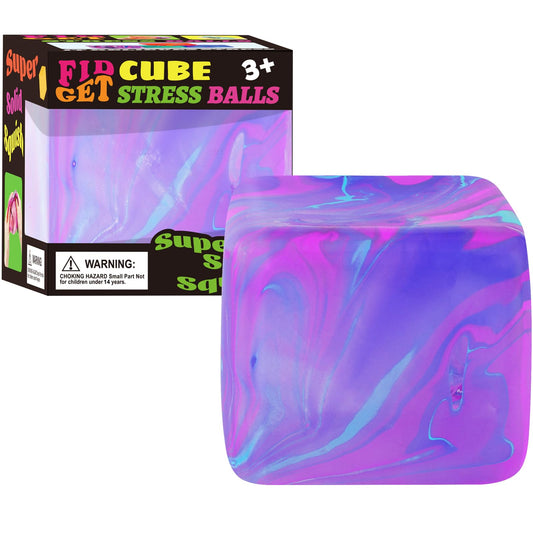 Drephere ice cube stress ball purple for discreet focus and sensory engagement.