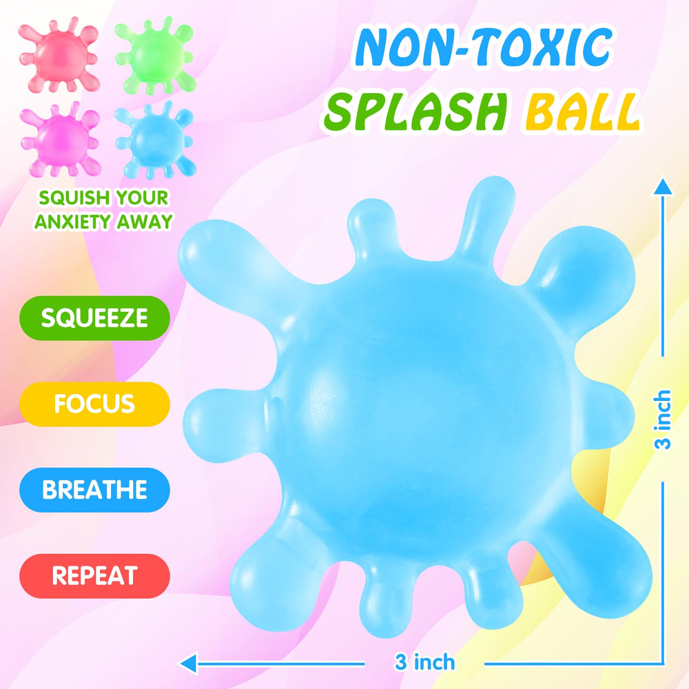 Drephere squishy ball soft, glittery squeeze for playful fidget fun.