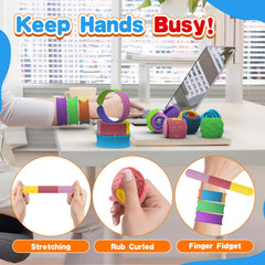 Drephere travel-friendly sensory bracelet set supports focus on trips