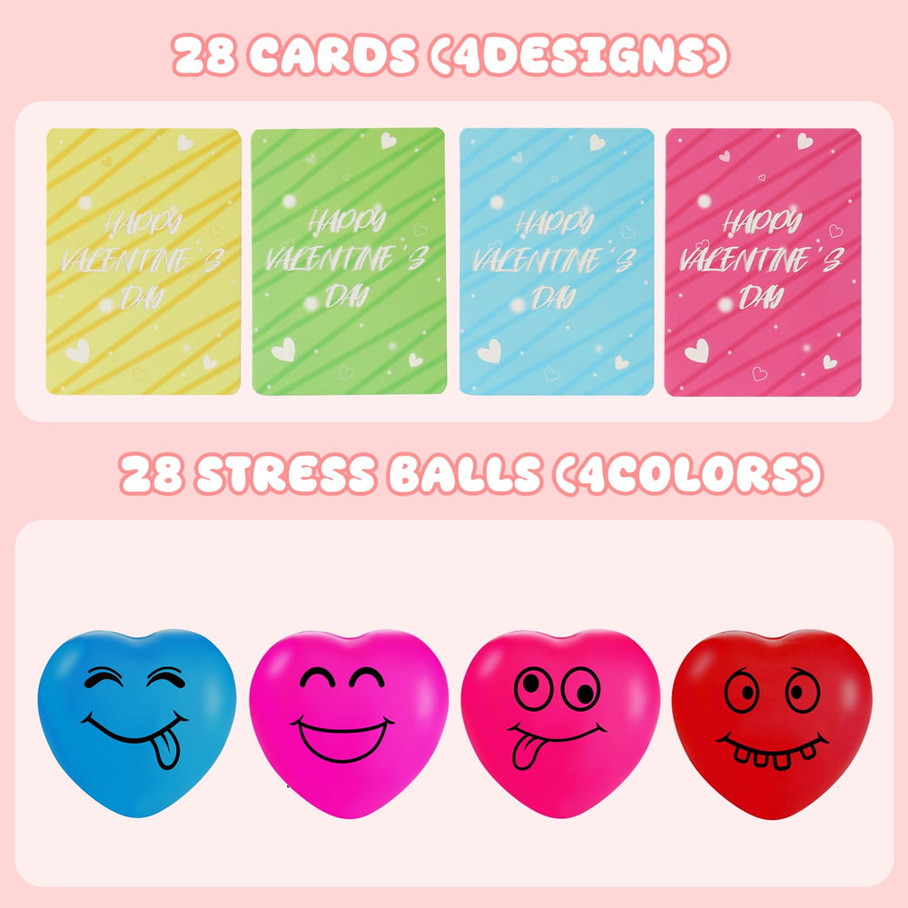 Drephere valentines card set, colorful notes for exchanging with friends.