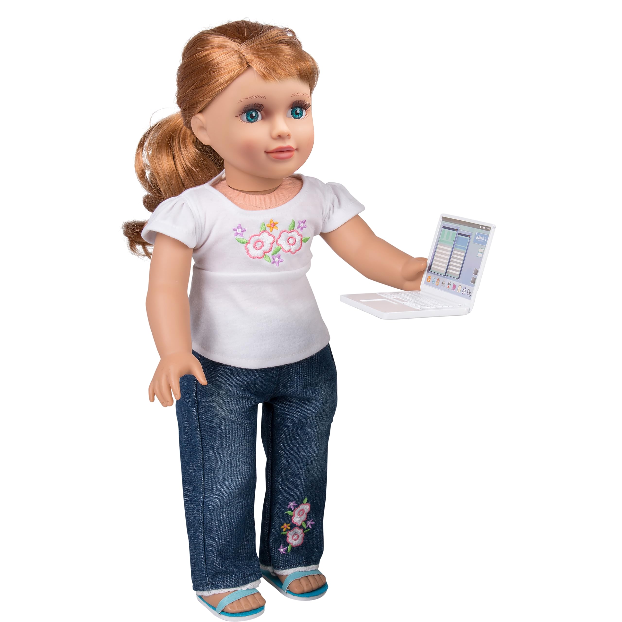 Dress Along Dolly laptop and bag set closed for compact storage.