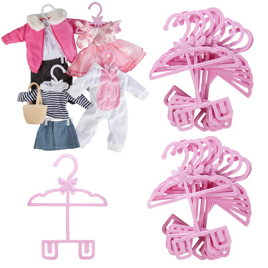 Dress Along Dolly pink full-outfit hanger close-up showing top and bottom pairing