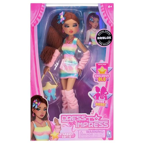 Stardust Softie starry outfit close up highlighting sparkle for a vibrant look