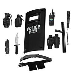 Dress Up America police officer SWAT shield for imaginative pretend play and role-play confidence