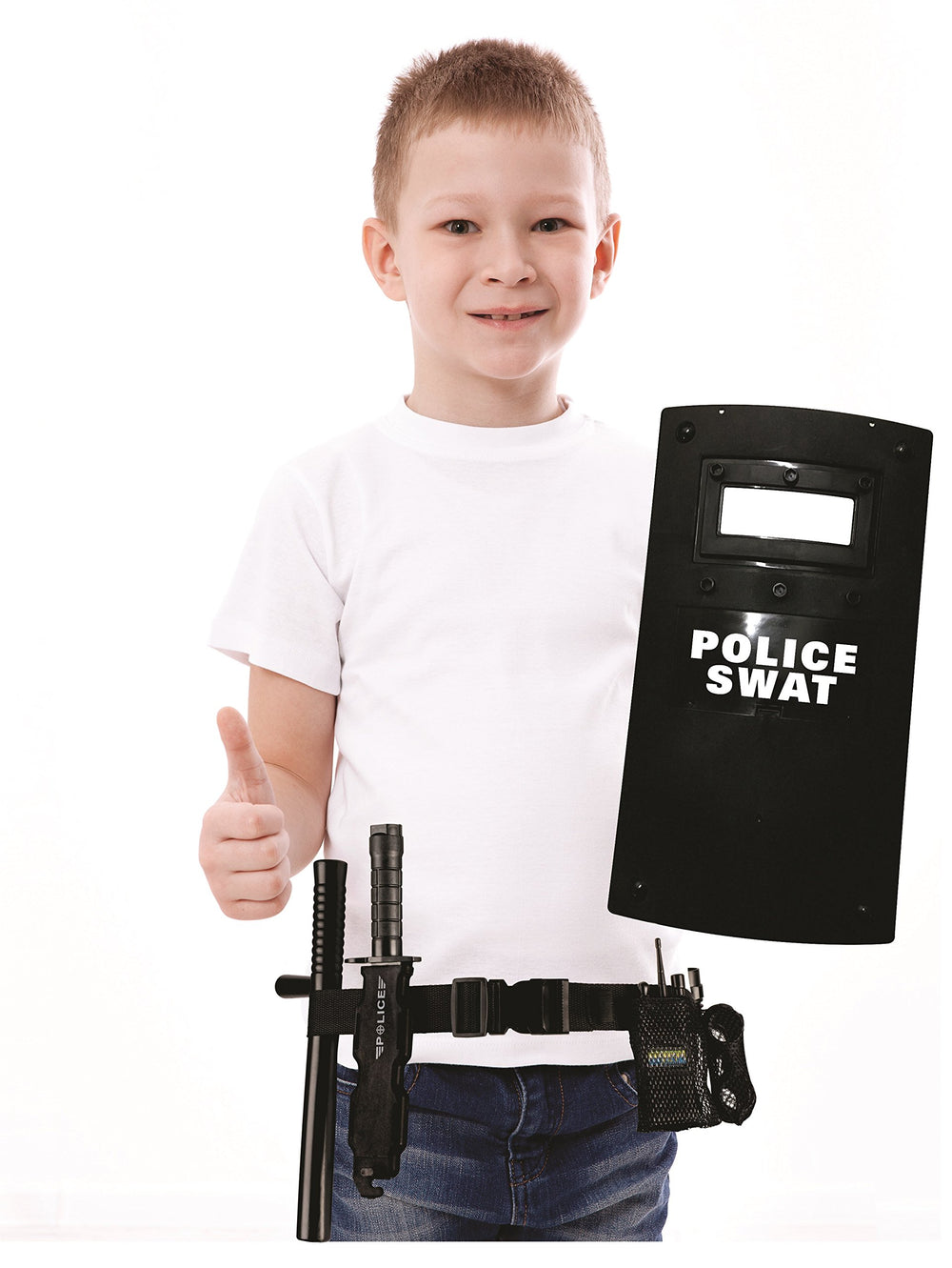 Dress Up America police walkie talkie promote communication during team-based role play