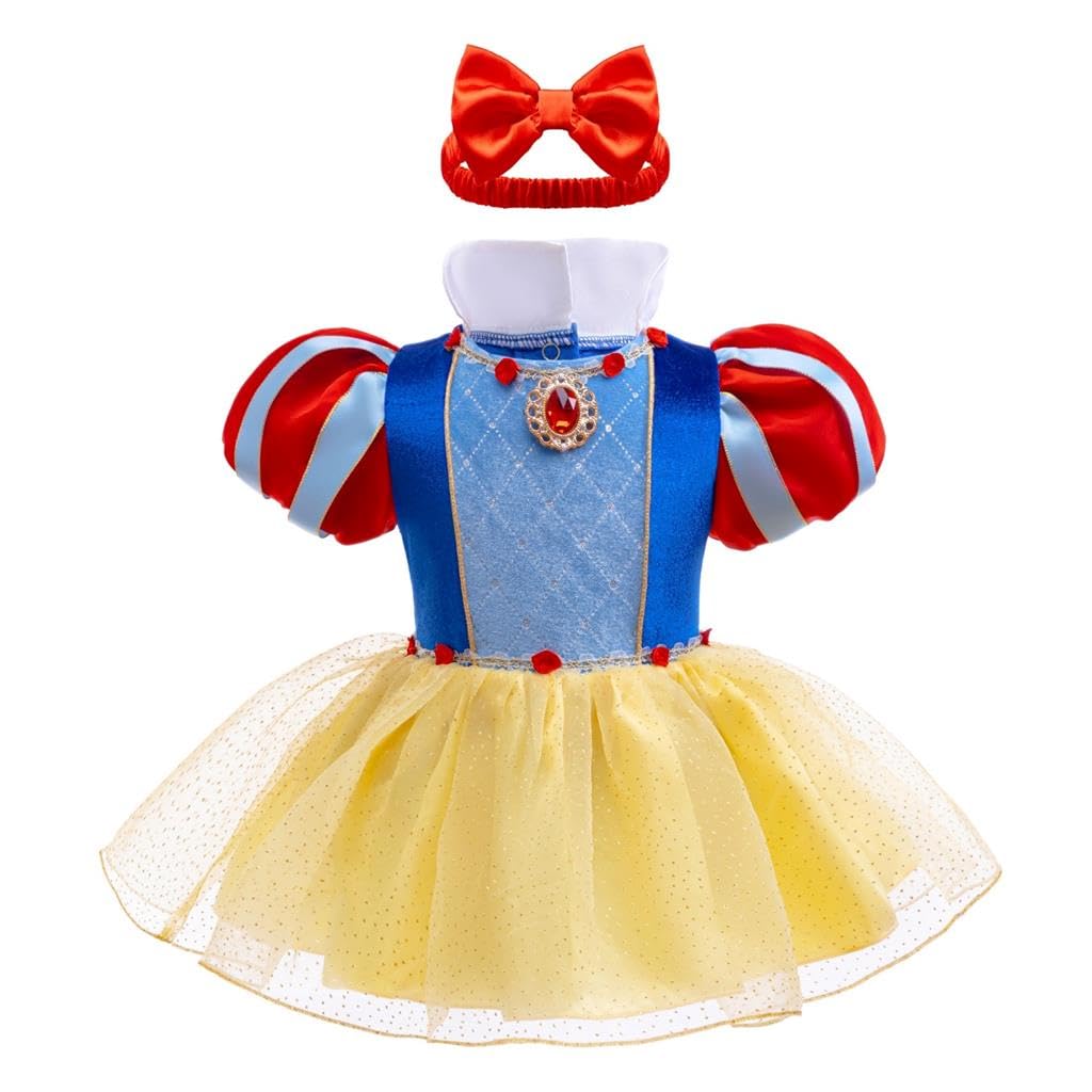 Dressy Daisy baby princess dress front with rhinestones for imaginative play