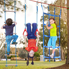 Dripex monkey bar holds for upper body strength and playful parcours.
