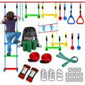 Dripex Ninja Warrior obstacle backyard setup showing family-friendly play.