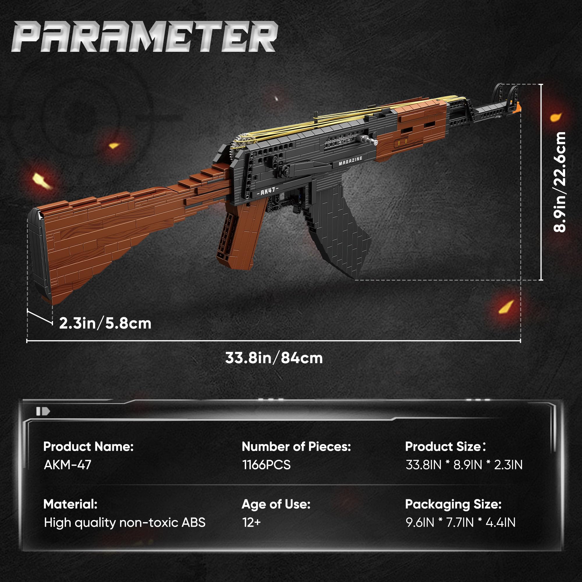 Driveplexpro AKM-47 gift-ready building kit for enthusiasts.