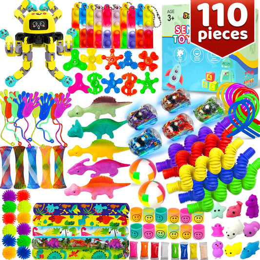 Dr.Kbder 110-pack fidget toys bulk set for classroom and travel