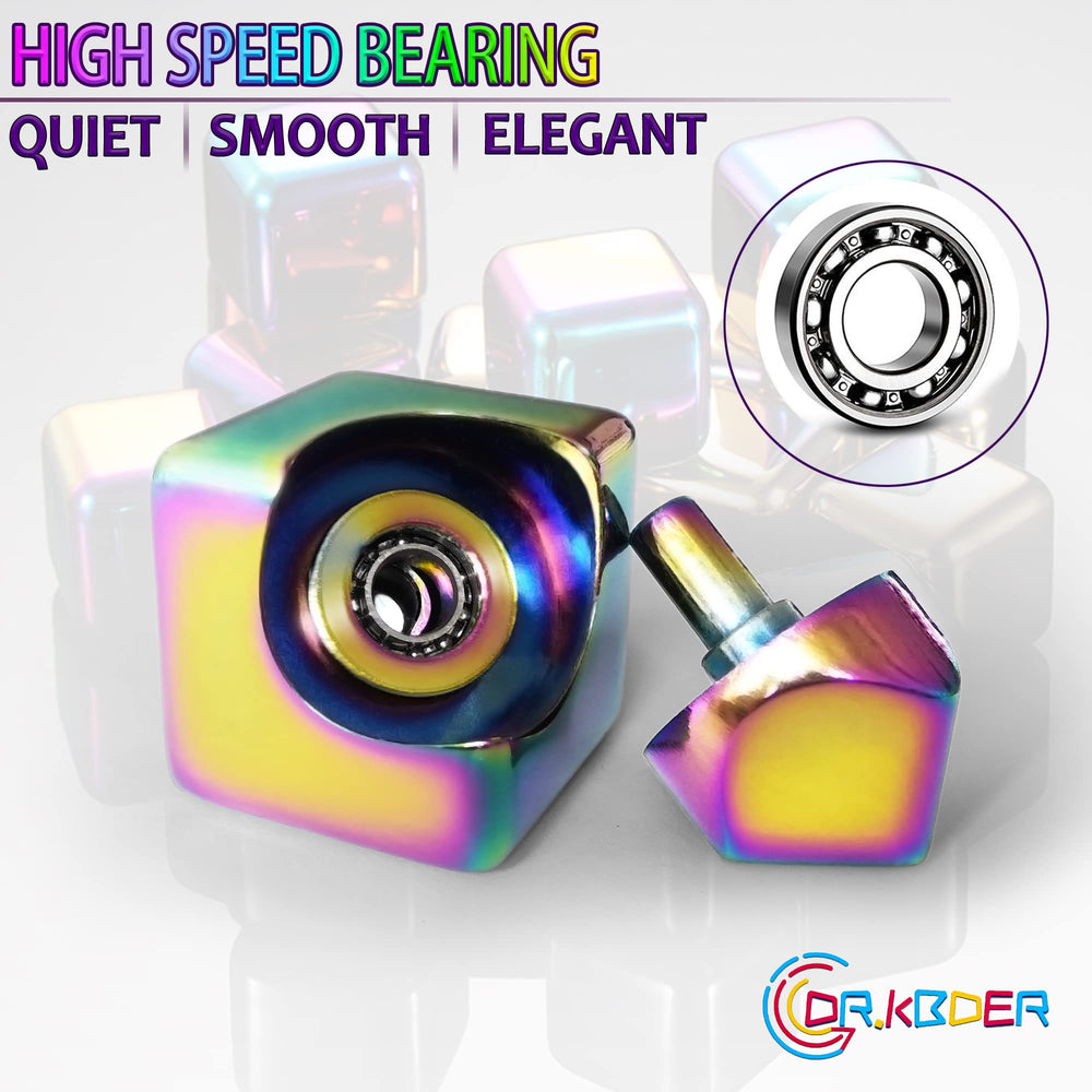 Dr.Kbder 2pc fidget spinner cube packaging showcases gift-ready design.
