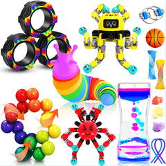 Dr.Kbder 15-pack fidget toys kit for classroom focus and stress relief