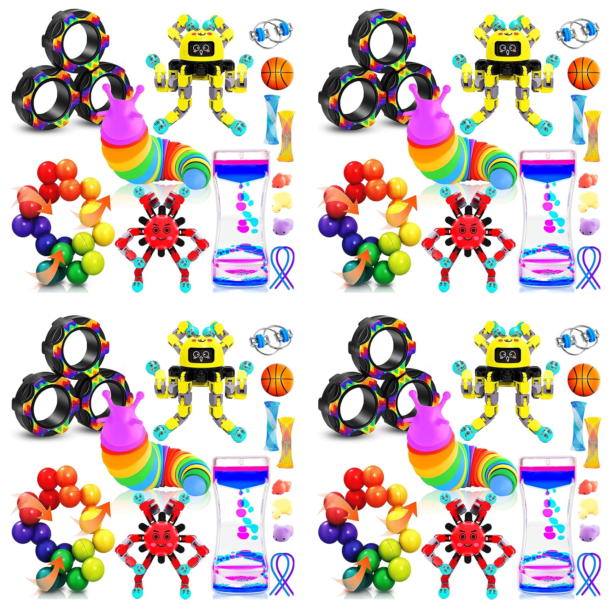 Dr.Kbder Easter basket 15-pack fidget toys for classroom focus and sensory play