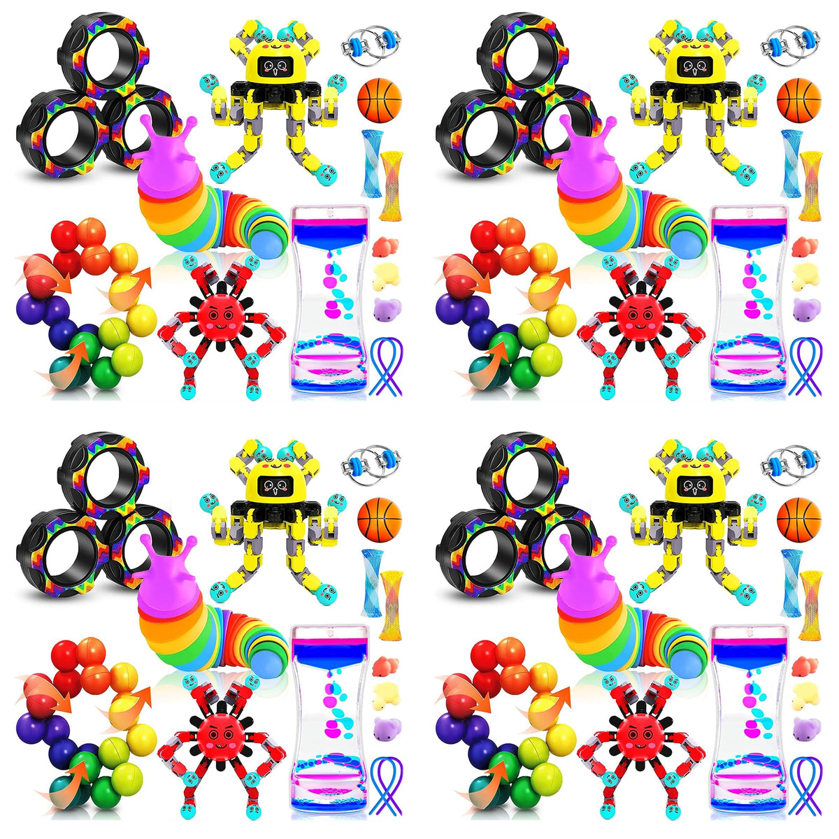 Dr.Kbder Easter basket 15-pack fidget toys for classroom focus and sensory play