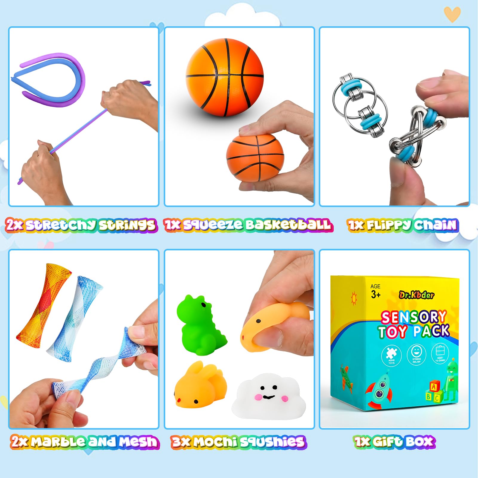 Dr.Kbder transformable fidget spinner supports quiet concentration in class