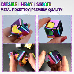 Dr.Kbder fidget cube pocket-size design fits easily in hand and pocket.