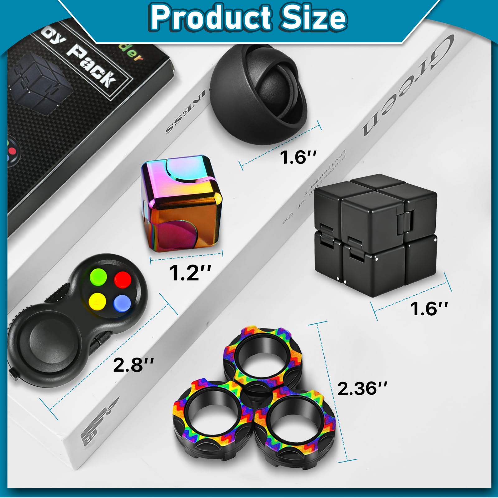 Dr.Kbder fidget pad for discreet desk play and improved concentration.