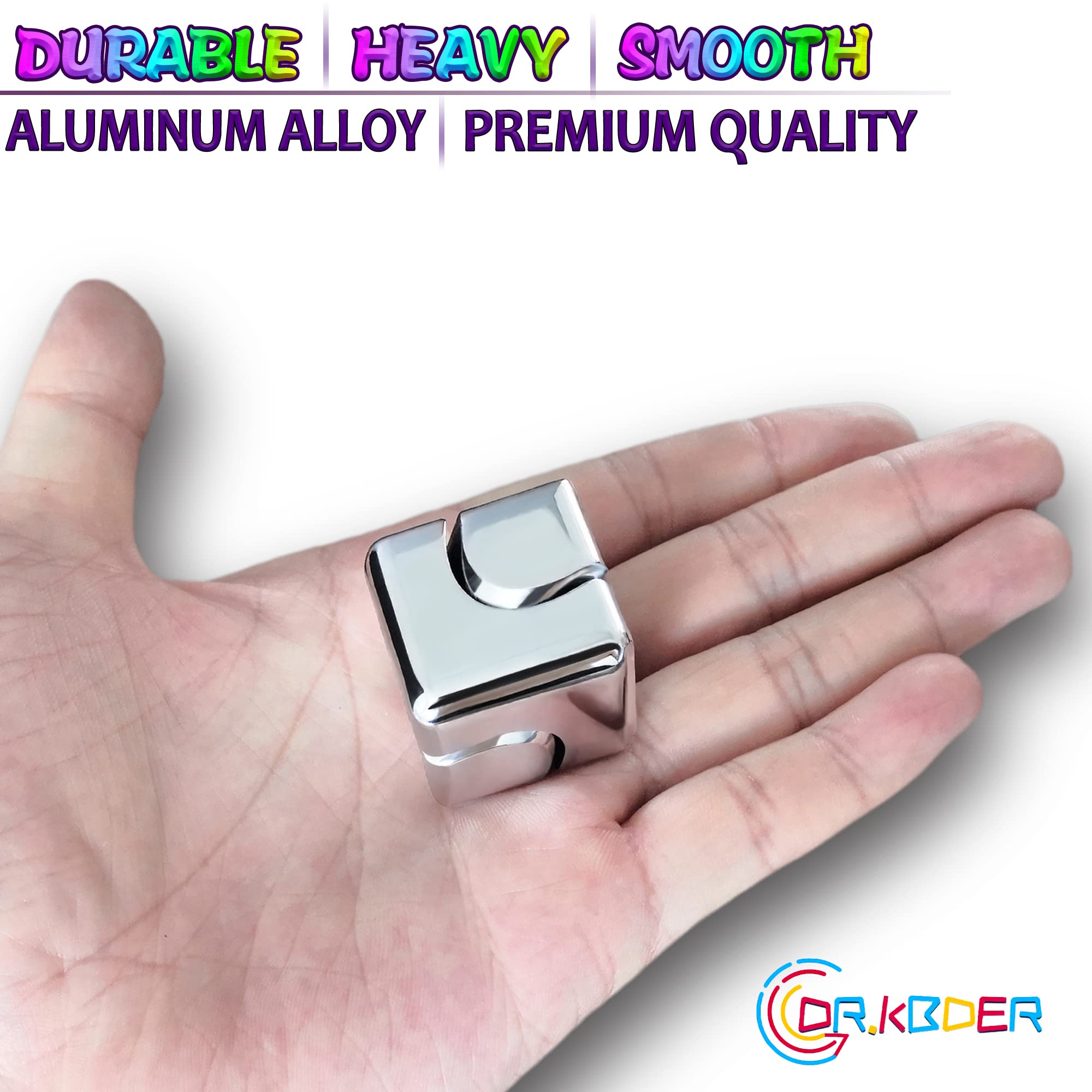 Dr.Kbder fidget spinner cube silent spin with precision bearing for quiet work
