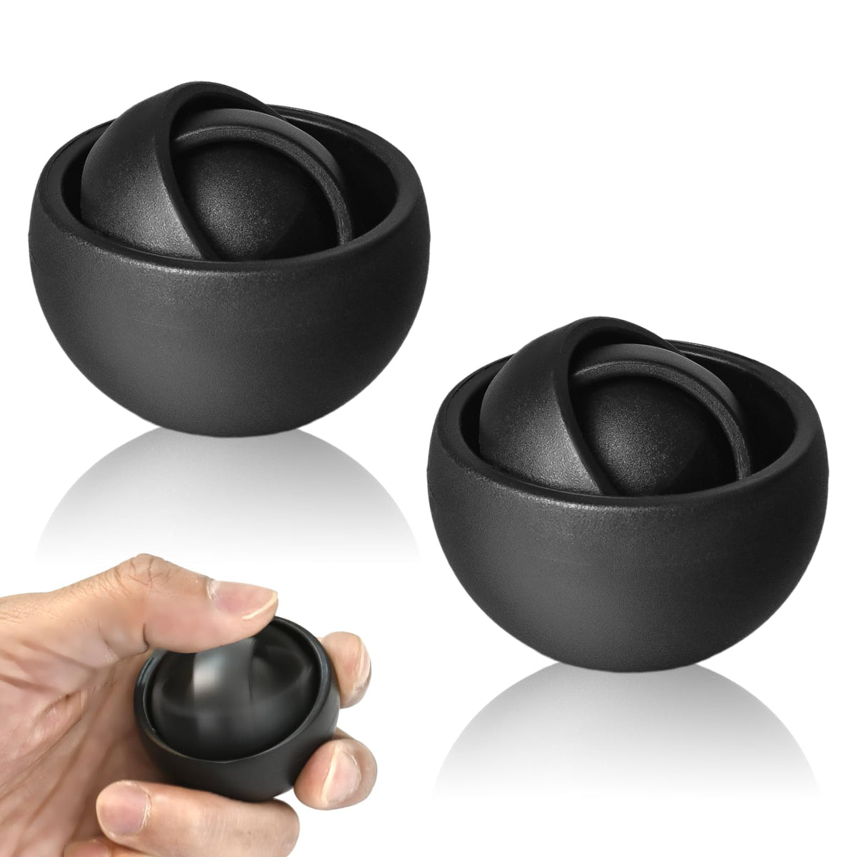 Dr.Kbder fidget spinner handheld ergonomic design helps stay focused.