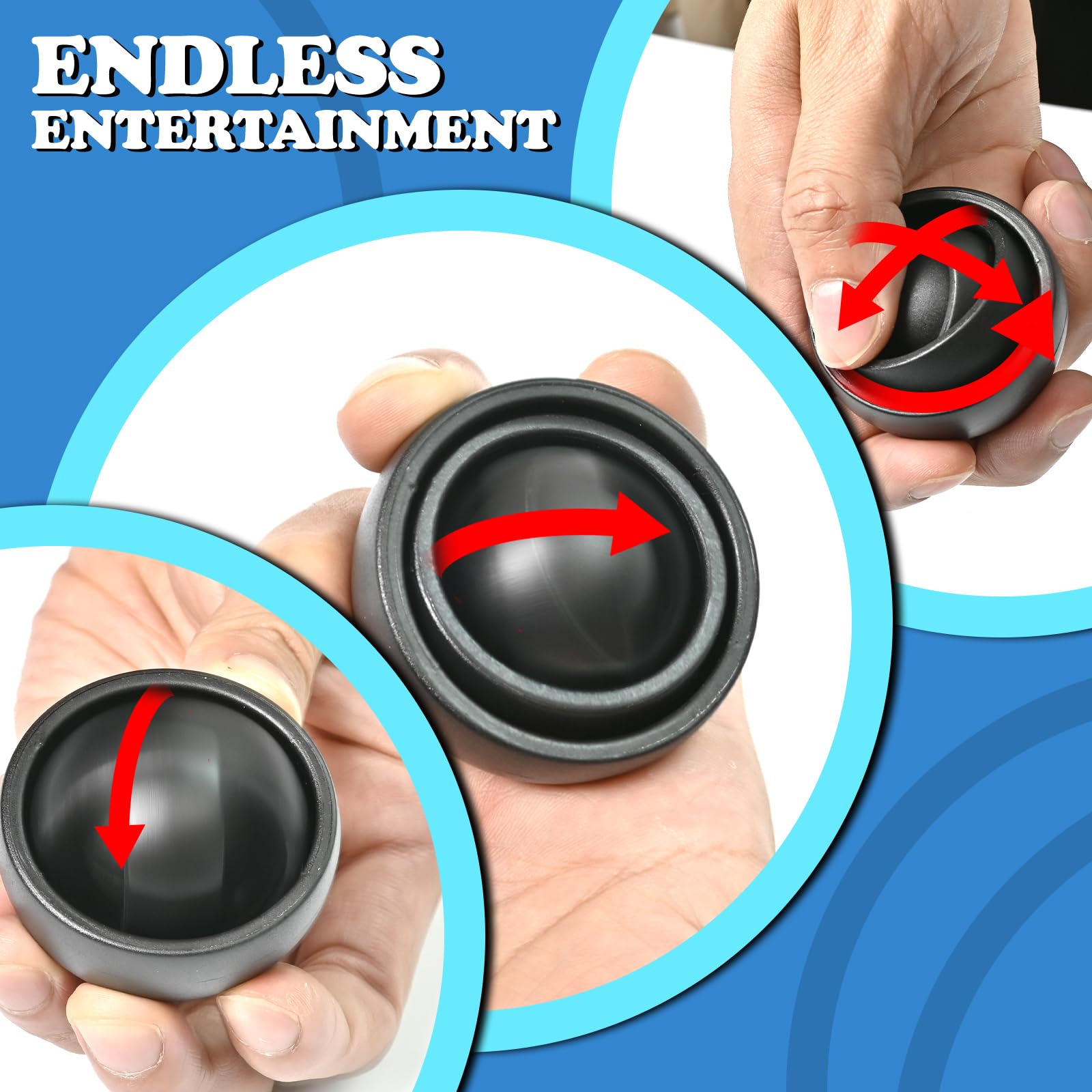 Dr.Kbder fidget spinner pocket-friendly and portable for on-the-go relief.