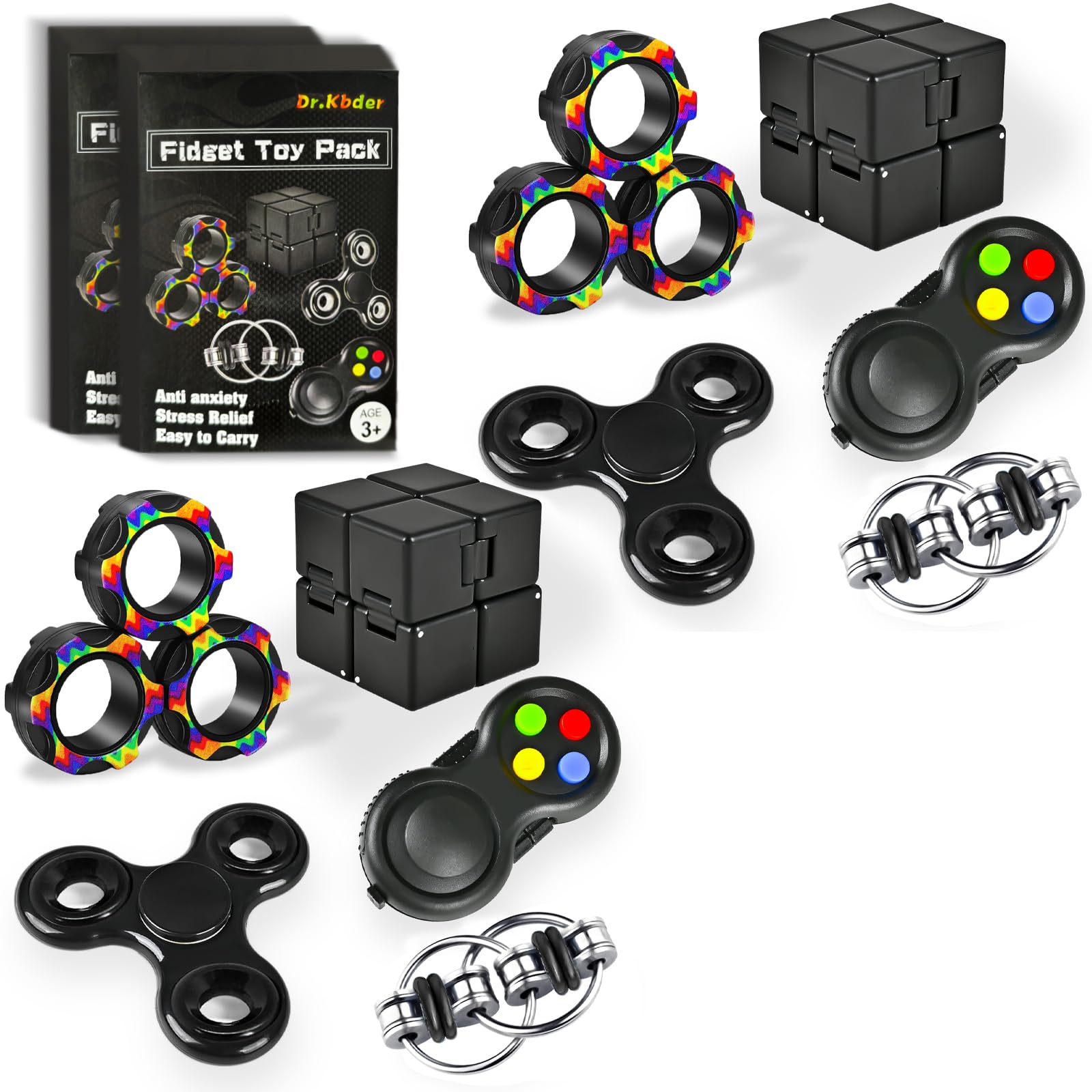 Dr.Kbder figette cube Easter basket toy for teen fidget fun