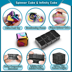 Dr.Kbder magnetic rings trio for tactile engagement and anxiety relief during tasks.