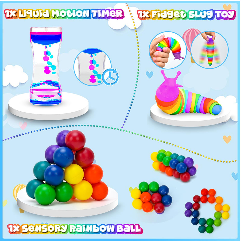 Dr.Kbder magnetic rings fidget set for calm hands and fine motor practice
