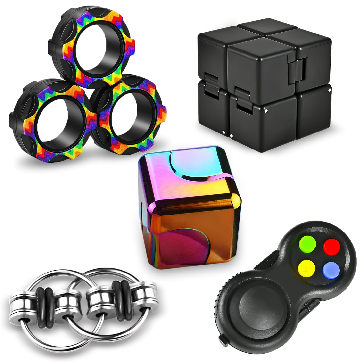 Dr.Kbder metal fidget spinner for focused work and stress relief.